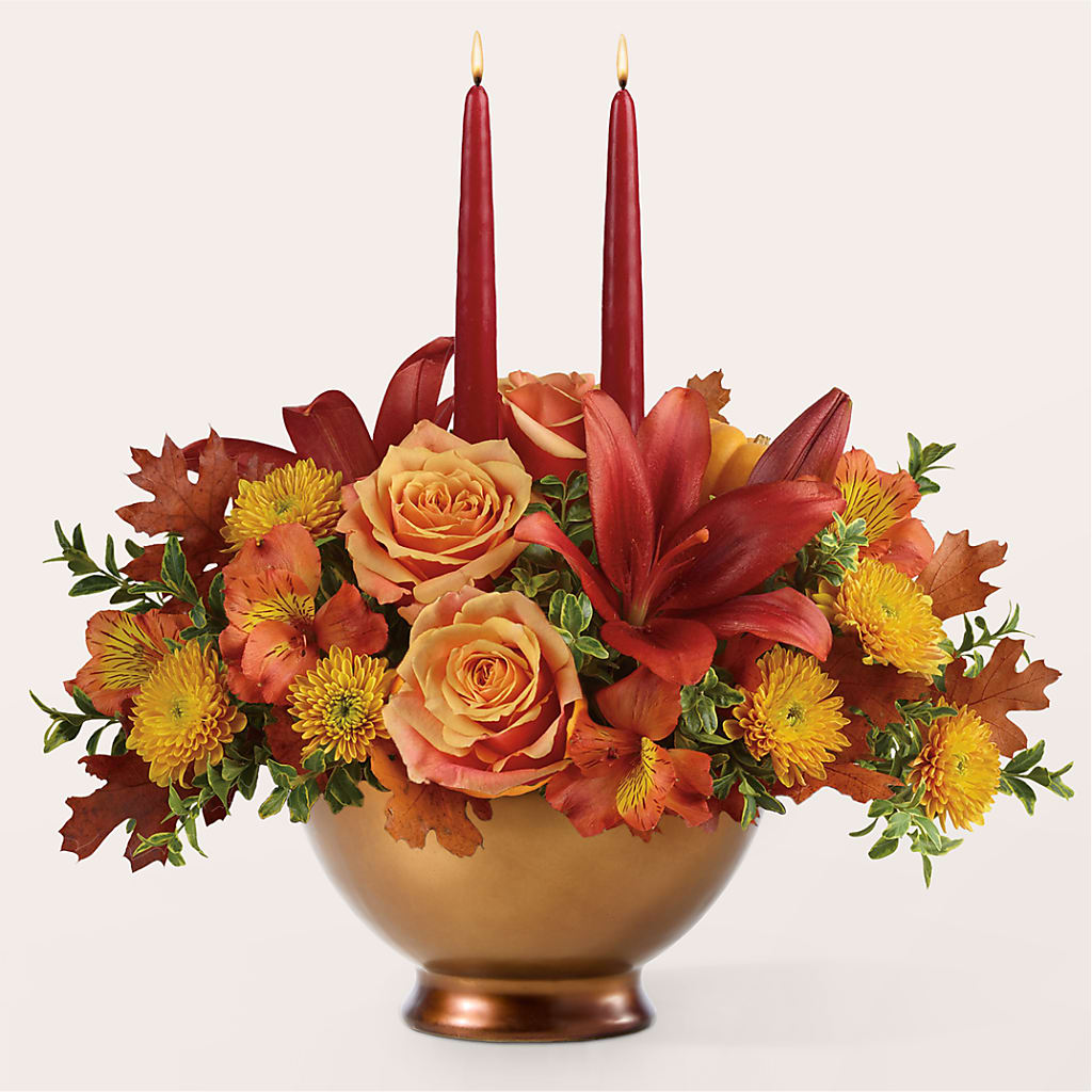 Harvest Table Centerpiece – New Rochelle Florist, New Rochelle NY