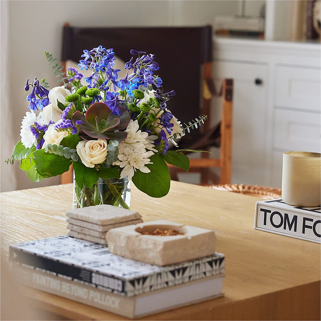 Cerulean Waves Bouquet – New Rochelle Florist, New Rochelle NY