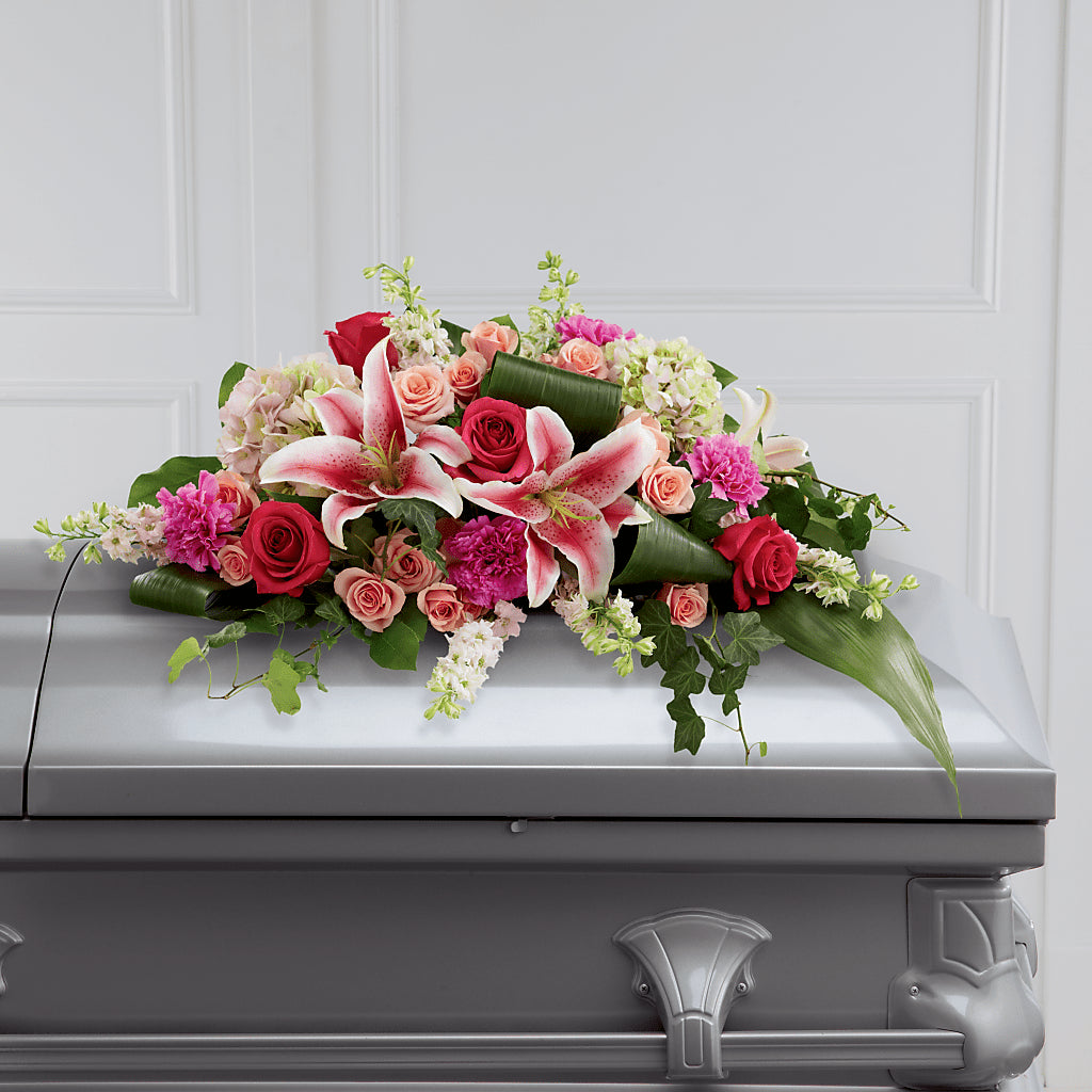Splendid Grace Casket Spray – New Rochelle Florist, New Rochelle NY