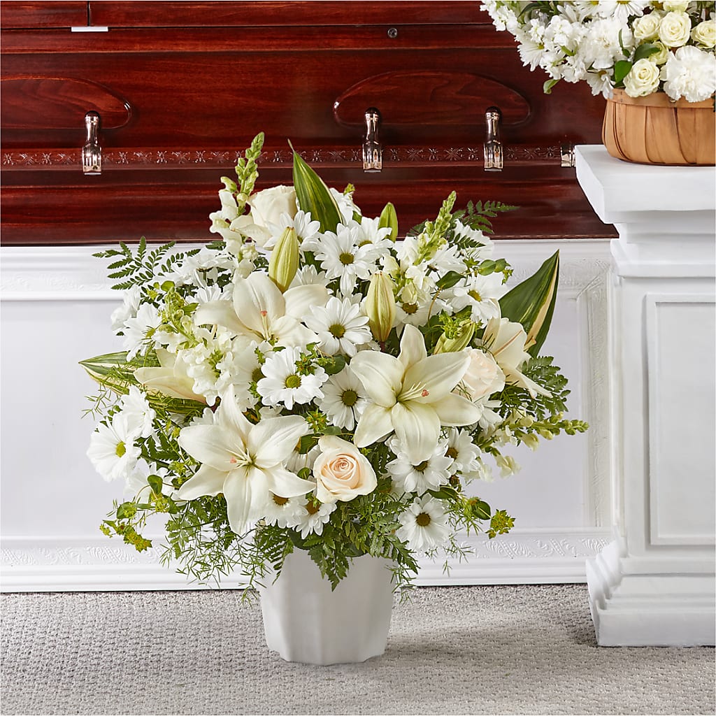 Thoughts of Tranquility Floor Basket – New Rochelle Florist, New Rochelle NY