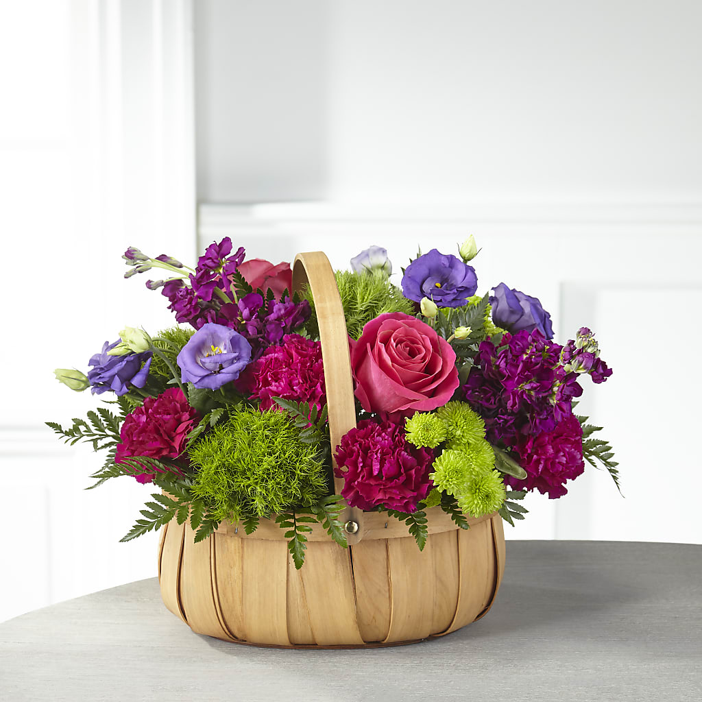 Serene Sanctuary Basket – New Rochelle Florist, New Rochelle NY