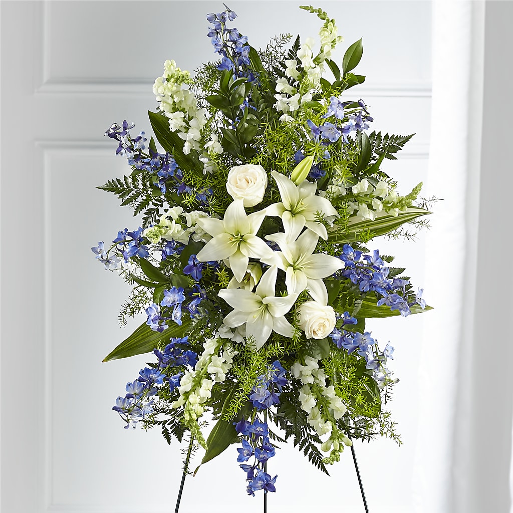Faithful Friend Standing Spray – New Rochelle Florist, New Rochelle NY