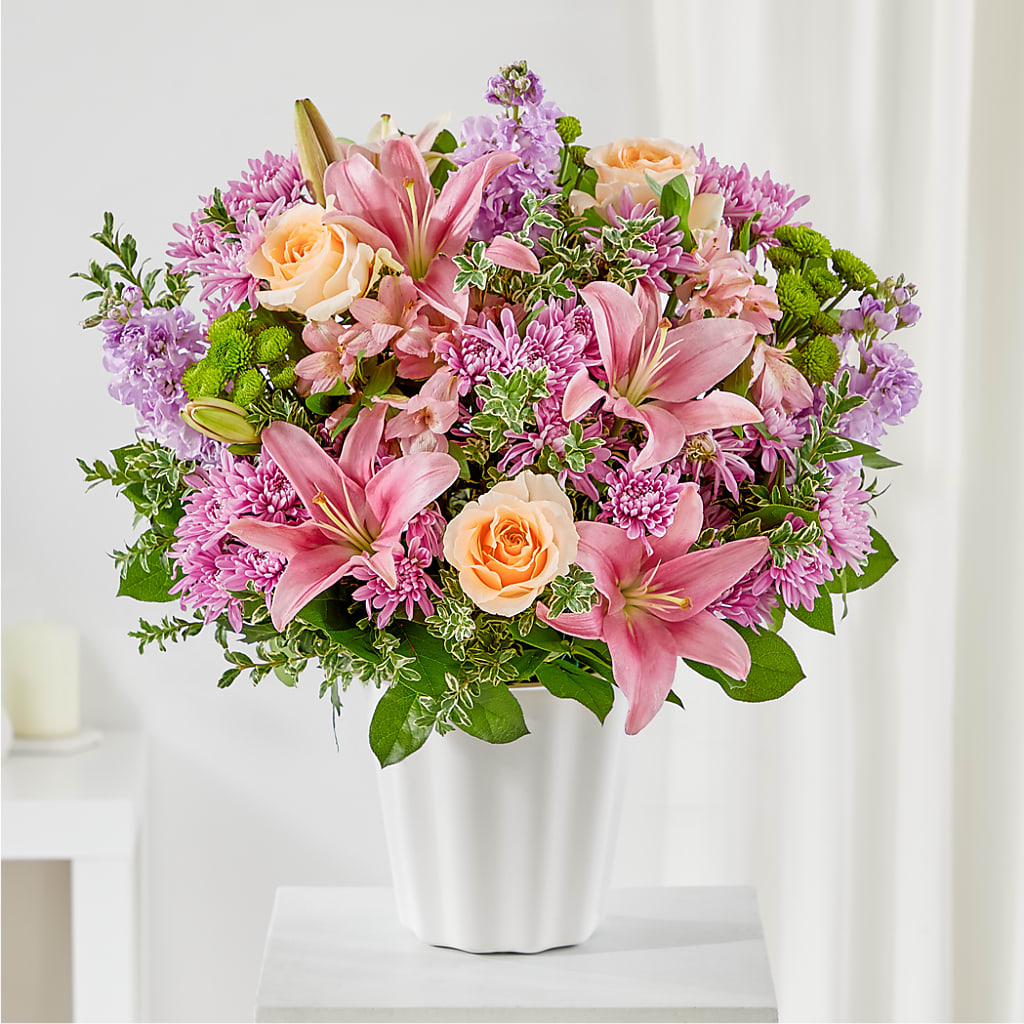 Supportive Embrace Tabletop Basket – New Rochelle Florist, New Rochelle NY