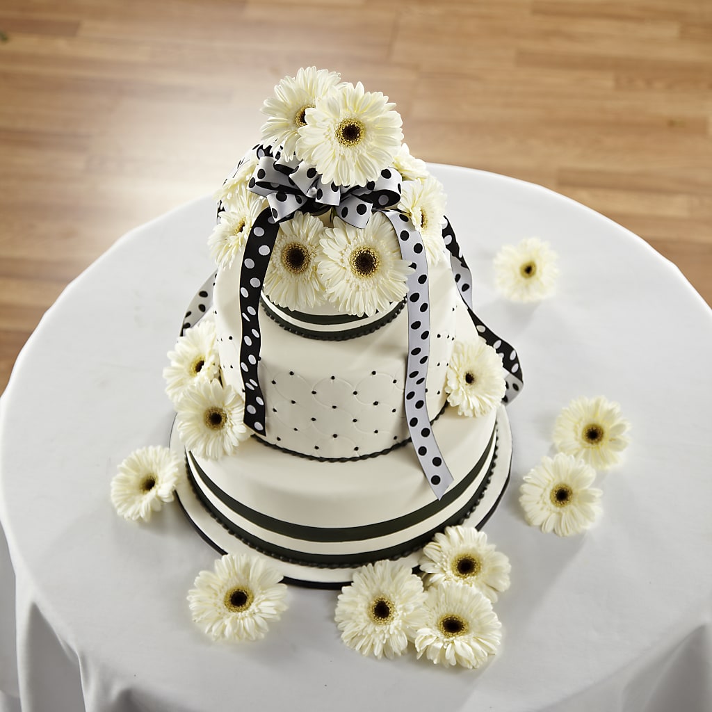 Simple Sophistication Cake Décor – New Rochelle Florist, New Rochelle NY
