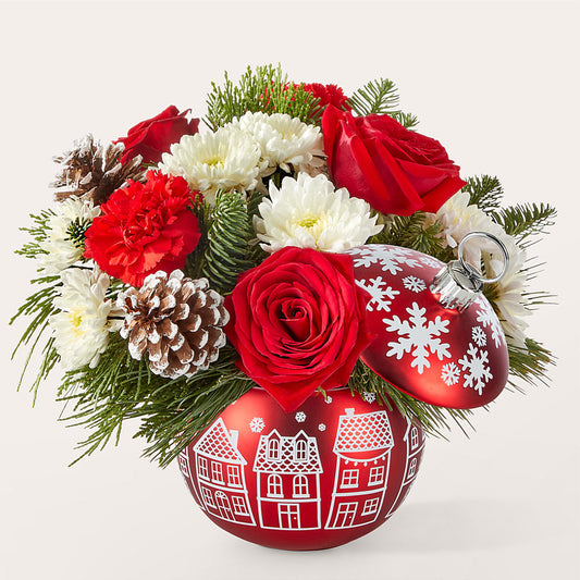 Christmas Village Ornament –  New Rochelle Florist, New Rochelle NY