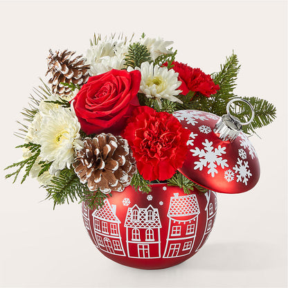 Christmas Village Ornament –  New Rochelle Florist, New Rochelle NY