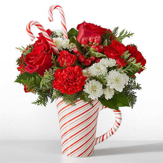 Peppermint Swirl Mug –  New Rochelle Florist, New Rochelle NY
