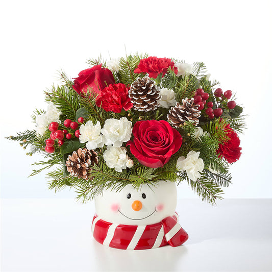 Jolly Snowman Bouquet –  New Rochelle Florist, New Rochelle NY