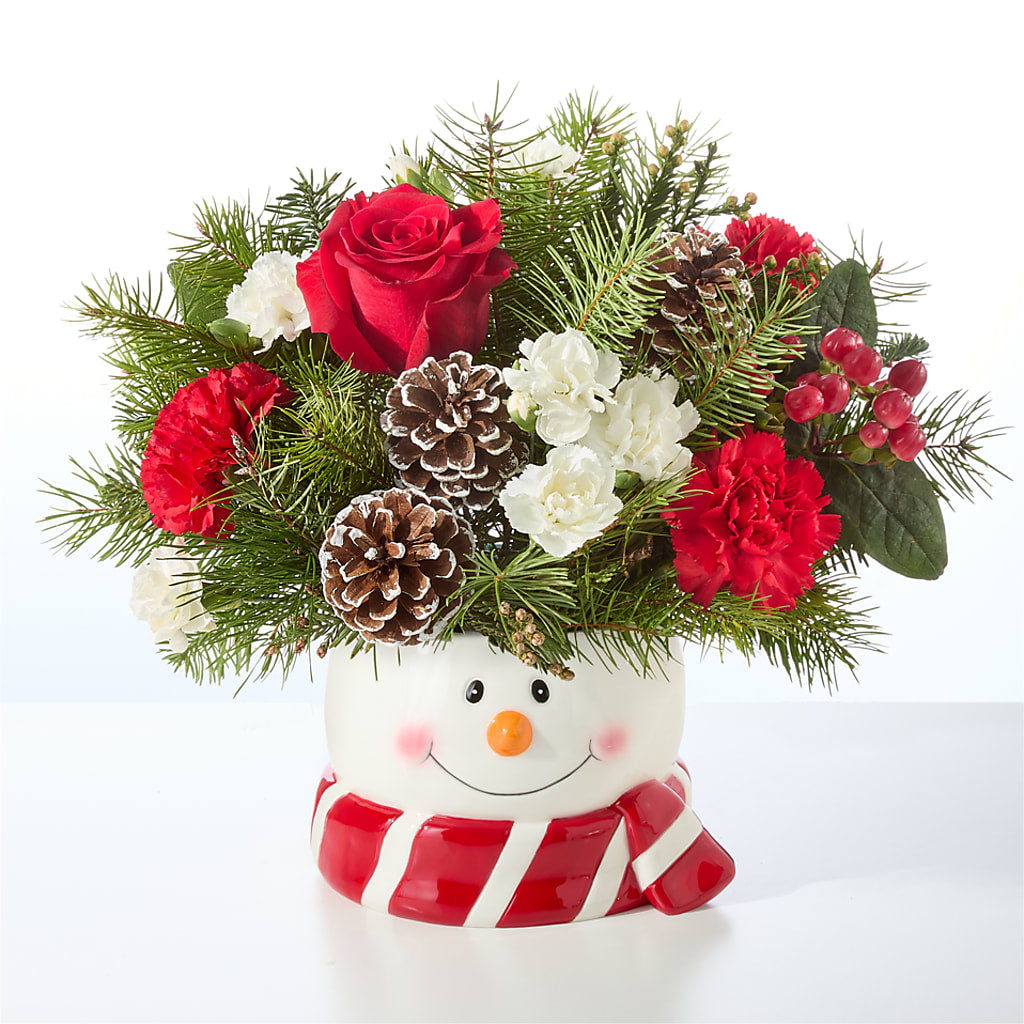 Jolly Snowman Bouquet –  New Rochelle Florist, New Rochelle NY