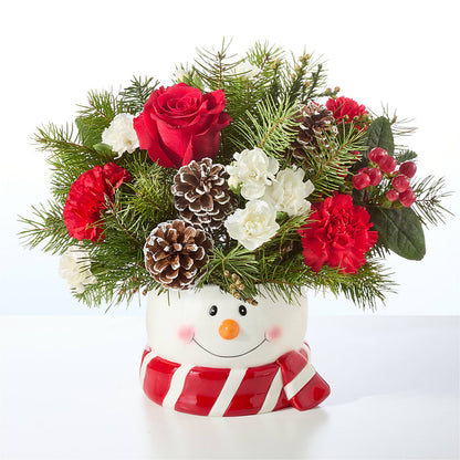 Jolly Snowman Bouquet –  New Rochelle Florist, New Rochelle NY