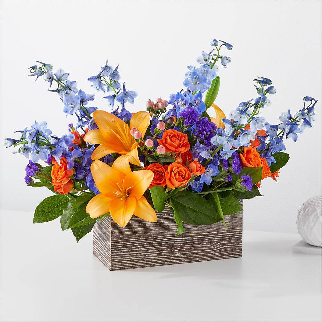 Radiant Citrus Box Bouquet –  New Rochelle Florist, New Rochelle NY