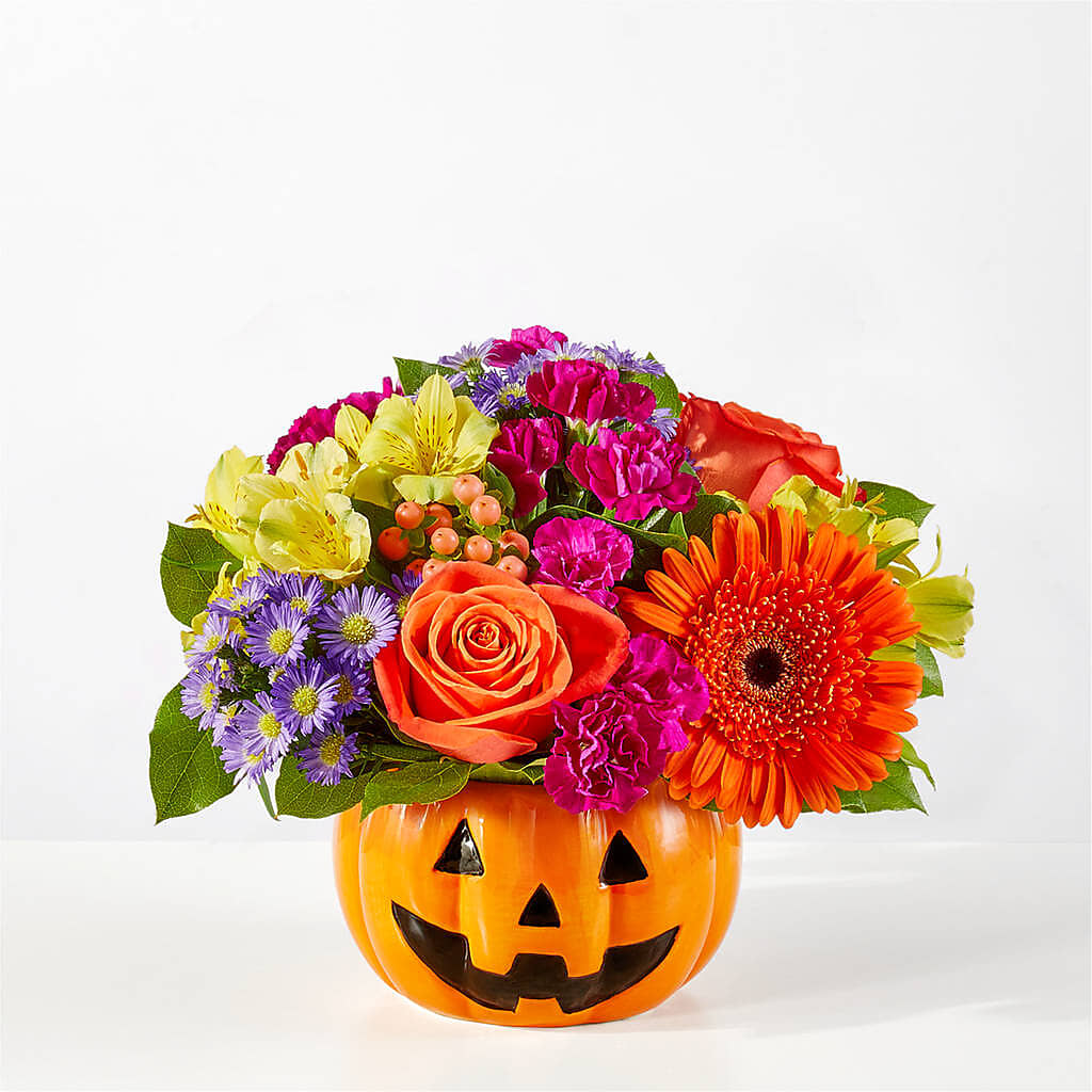 Tricks & Treats Pumpkin –  New Rochelle Florist, New Rochelle NY