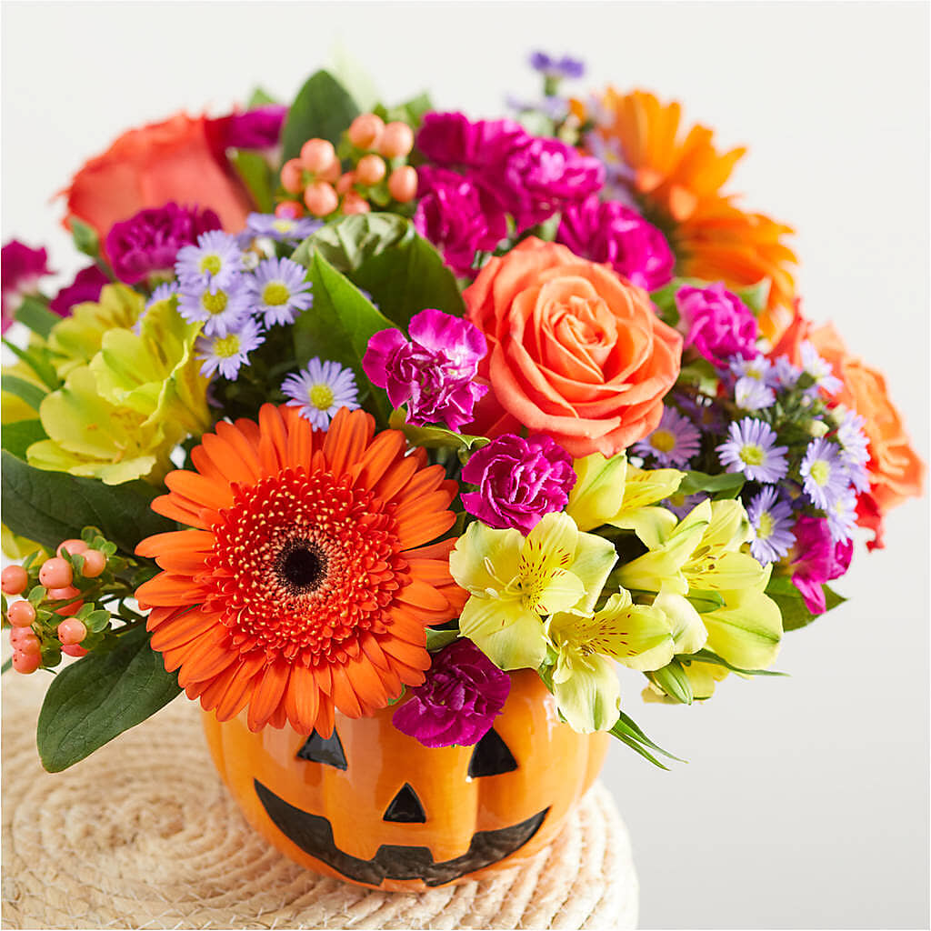 Tricks & Treats Pumpkin –  New Rochelle Florist, New Rochelle NY