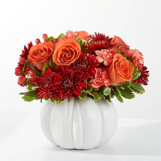 Autumn Air Pumpkin Bouquet –  New Rochelle Florist, New Rochelle NY