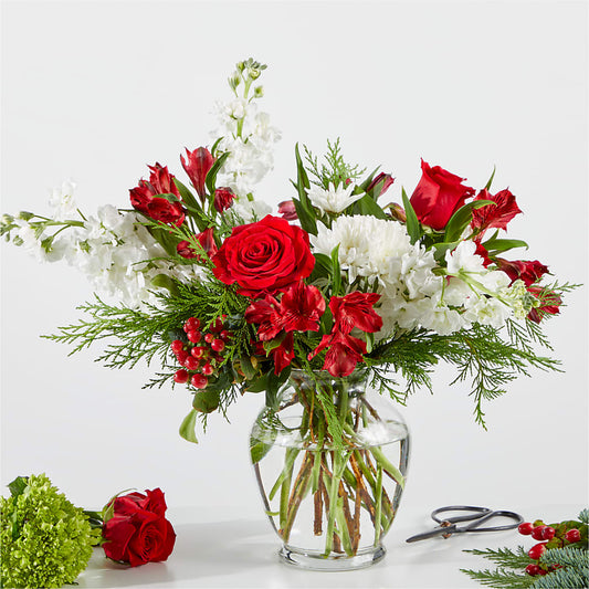 Merry Moment Bouquet – A Florist Original –  New Rochelle Florist, New Rochelle NY