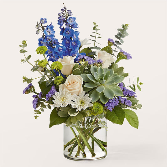 Cerulean Waves Bouquet –  New Rochelle Florist, New Rochelle NY