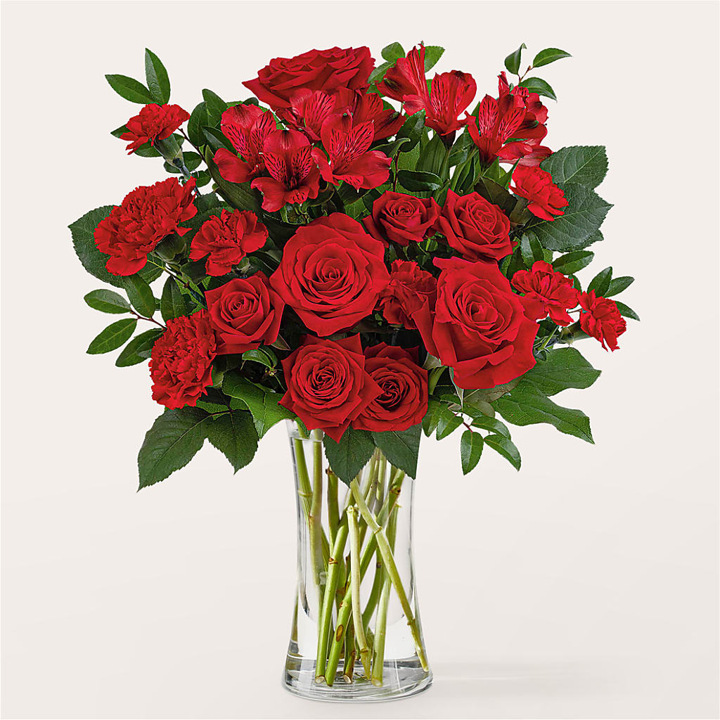 Brilliant Ruby Bouquet –  New Rochelle Florist, New Rochelle NY