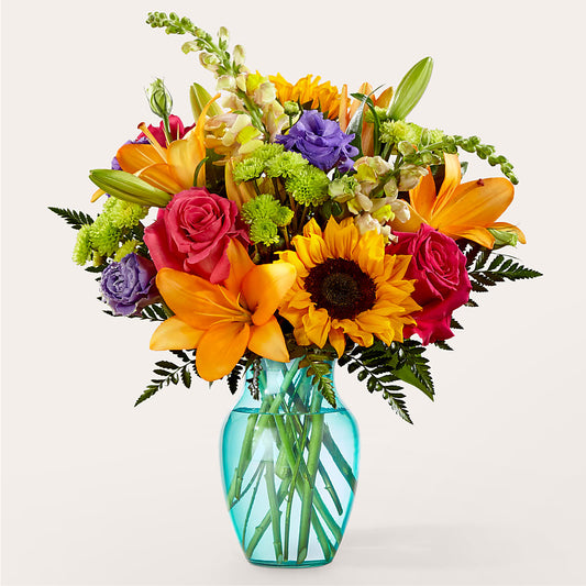 Double Rainbow Bouquet –  New Rochelle Florist, New Rochelle NY