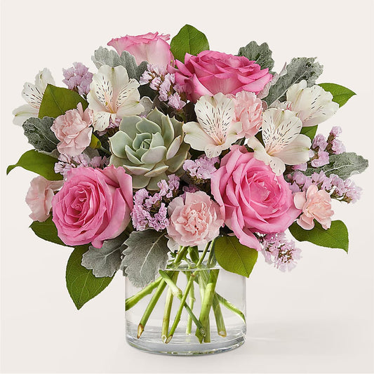 Dusty Rose Bouquet –  New Rochelle Florist, New Rochelle NY