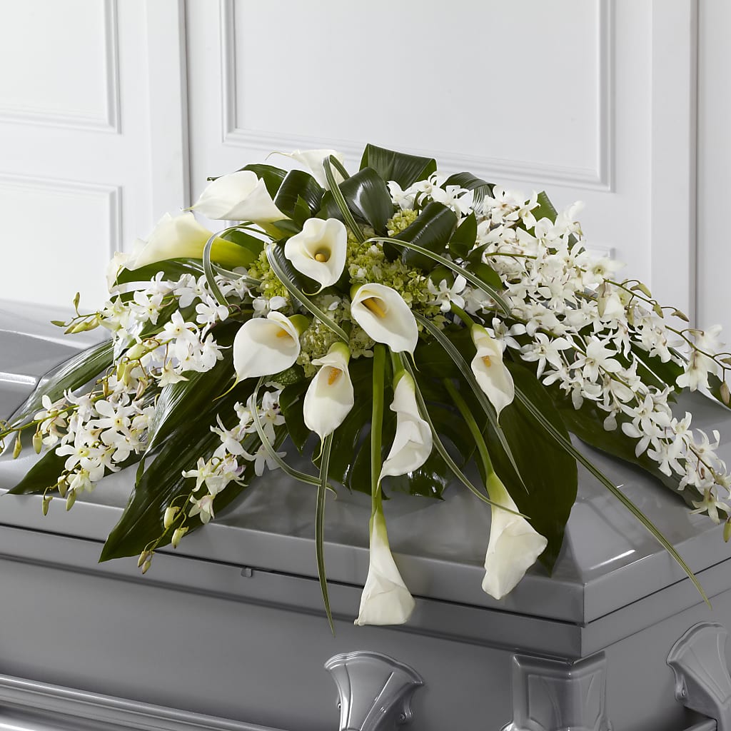 Angel Wings Casket Spray –  New Rochelle Florist, New Rochelle NY