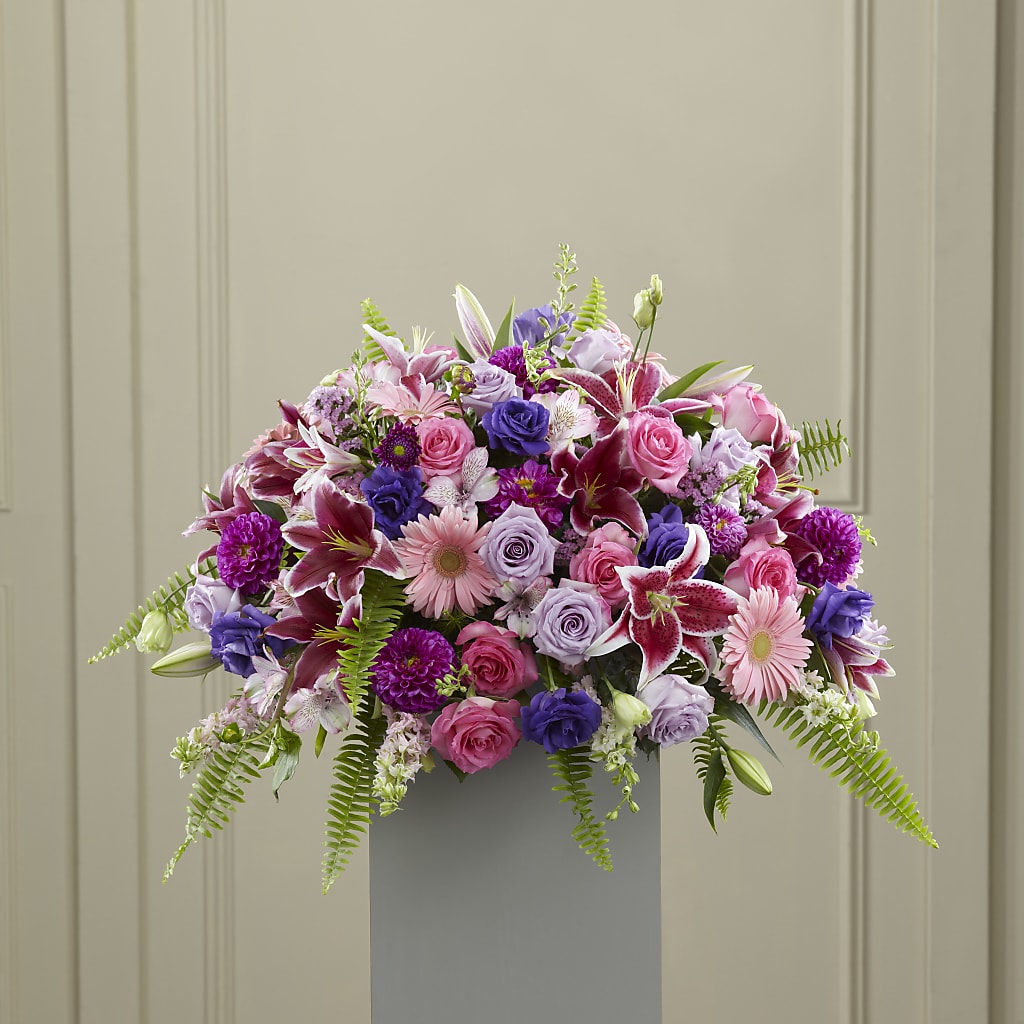 Fare Thee Well Pedestal –  New Rochelle Florist, New Rochelle NY