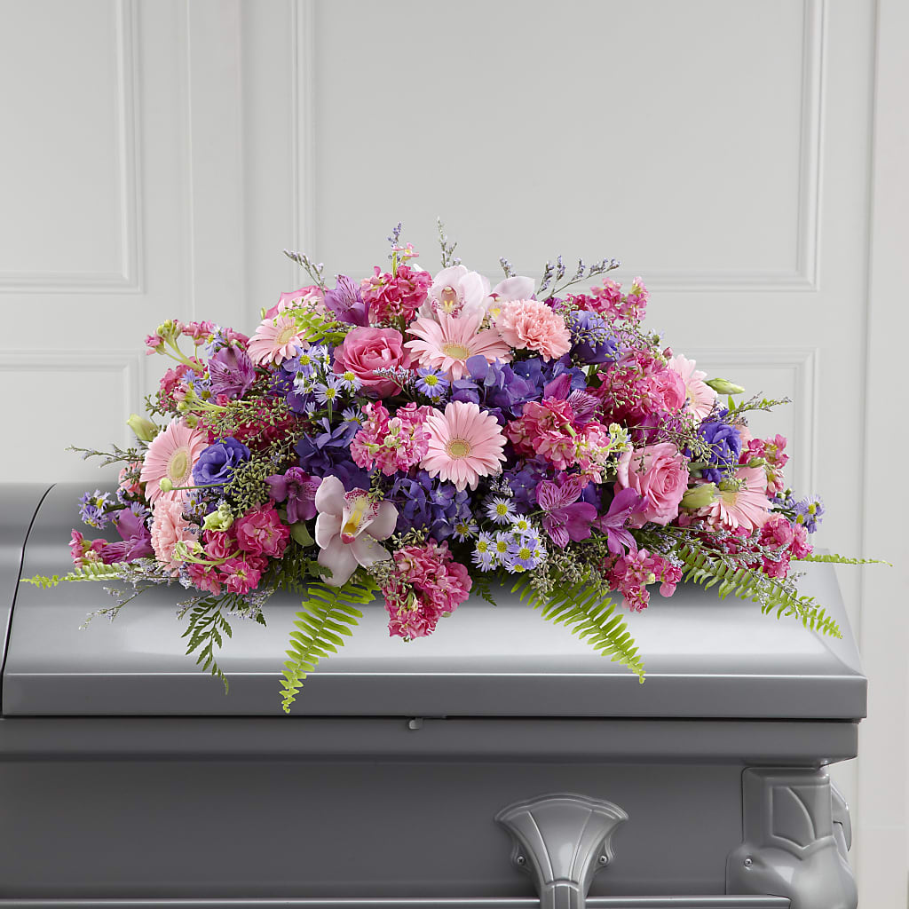 Glorious Garden Casket Spray –  New Rochelle Florist, New Rochelle NY