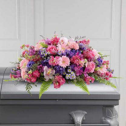 Glorious Garden Casket Spray –  New Rochelle Florist, New Rochelle NY