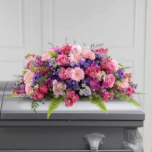 Glorious Garden Casket Spray –  New Rochelle Florist, New Rochelle NY