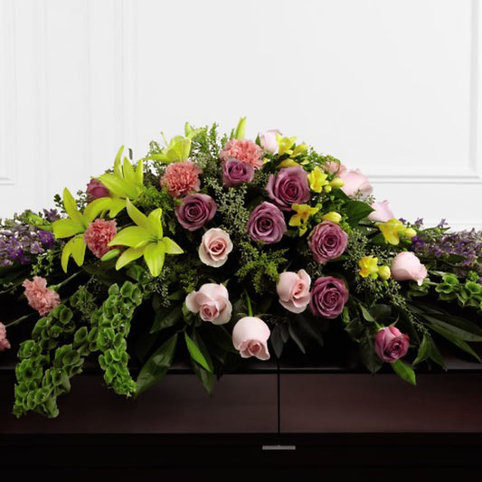 Forever Beloved Casket Spray –  New Rochelle Florist, New Rochelle NY