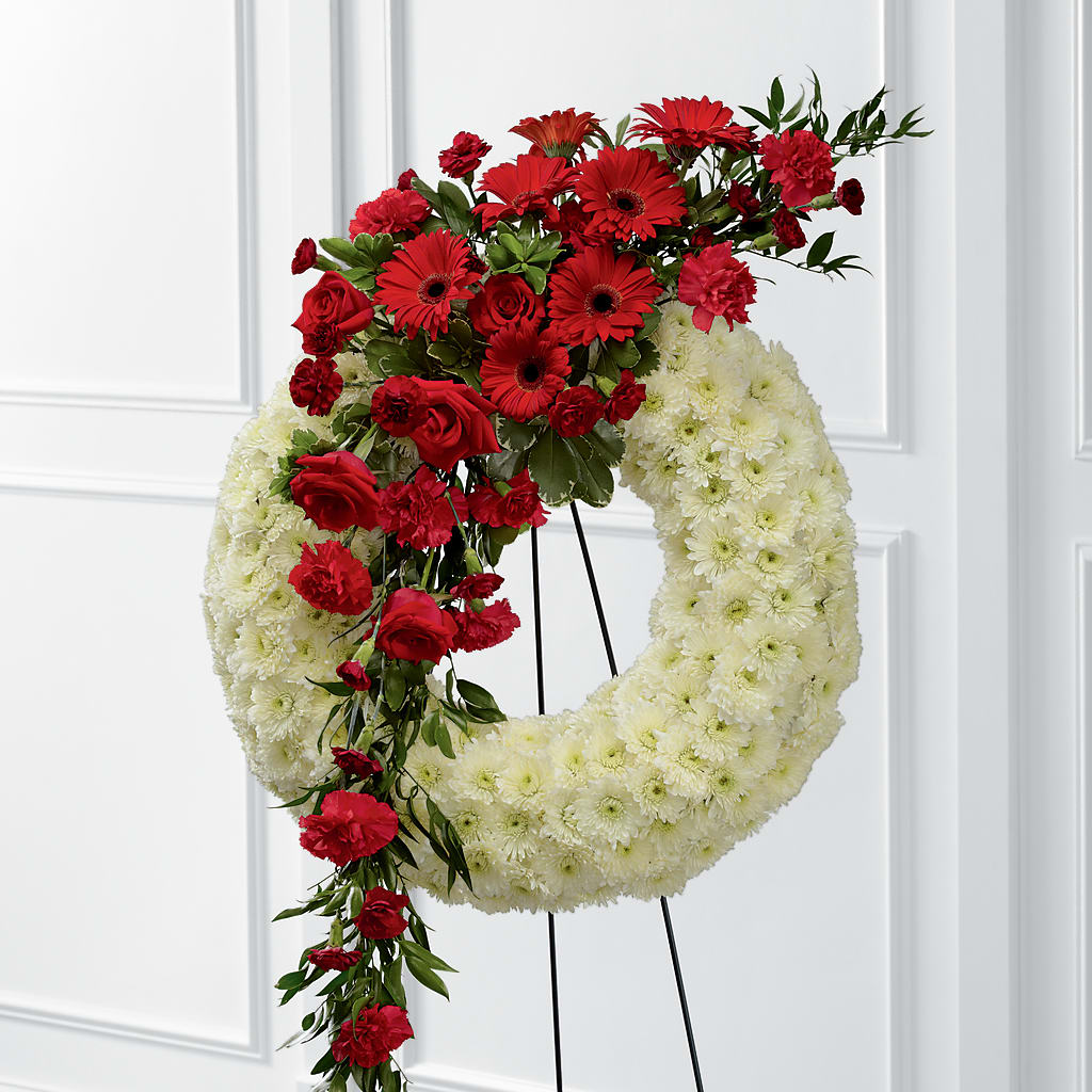 Graceful Tribute Wreath –  New Rochelle Florist, New Rochelle NY