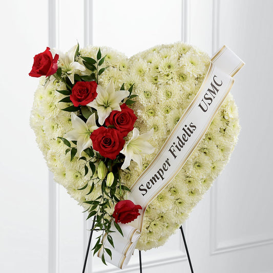 Heartfelt Hero Standing Heart –  New Rochelle Florist, New Rochelle NY