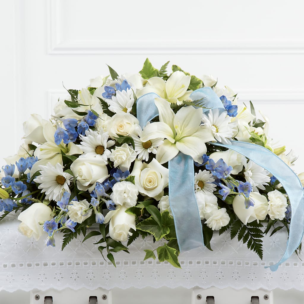 Tender Treasure Casket Spray –  New Rochelle Florist, New Rochelle NY