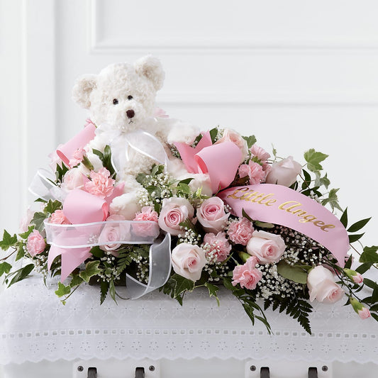 Touch of Sympathy Casket Spray –  New Rochelle Florist, New Rochelle NY