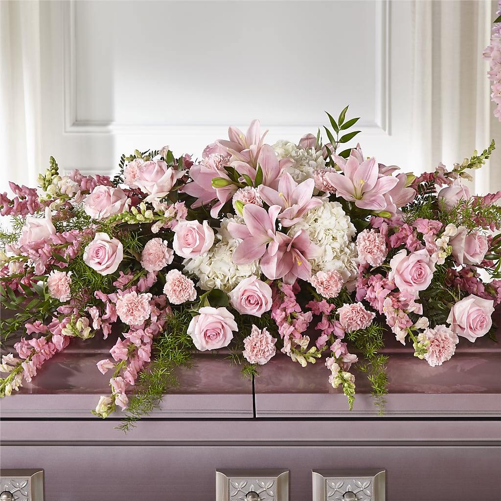 Life & Remembrance Casket Spray –  New Rochelle Florist, New Rochelle NY
