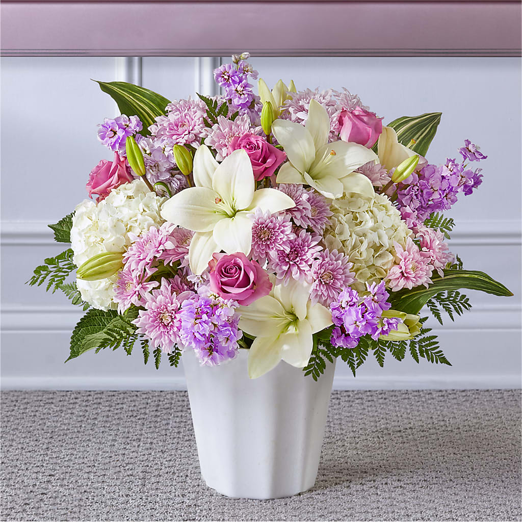 Heaven Sent Floor Basket –  New Rochelle Florist, New Rochelle NY