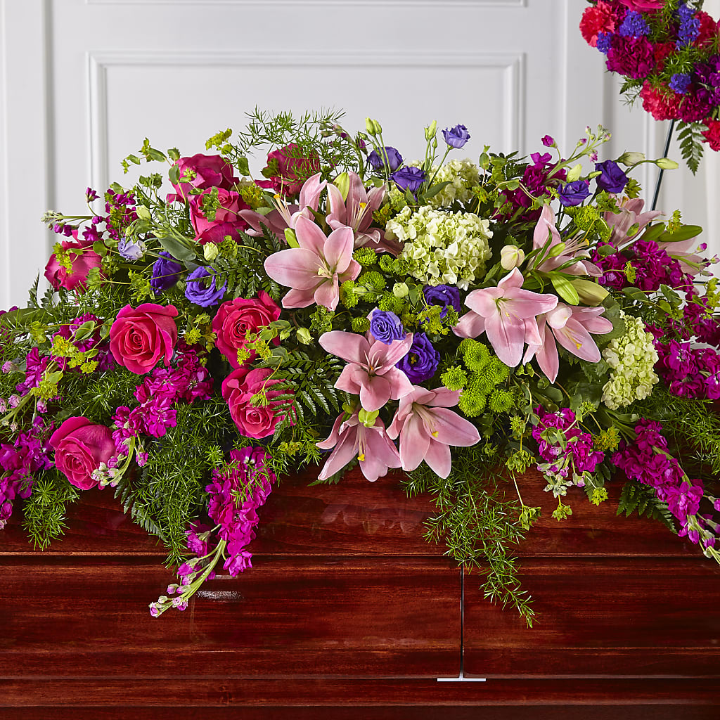 Radiant Tribute Casket Spray –  New Rochelle Florist, New Rochelle NY
