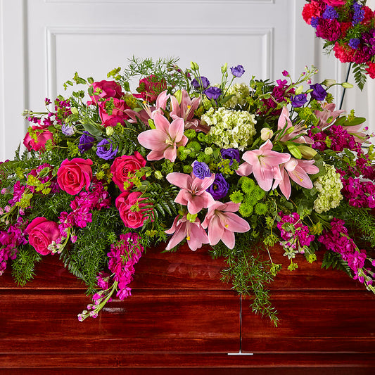 Radiant Tribute Casket Spray –  New Rochelle Florist, New Rochelle NY