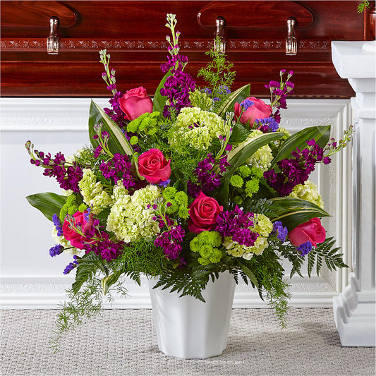 Beautiful Horizons Floor Basket –  New Rochelle Florist, New Rochelle NY