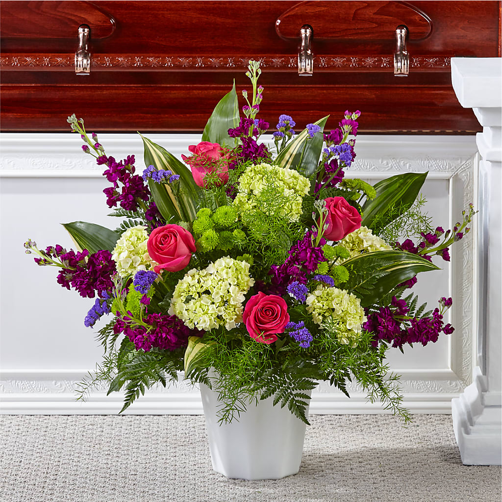 Beautiful Horizons Floor Basket –  New Rochelle Florist, New Rochelle NY