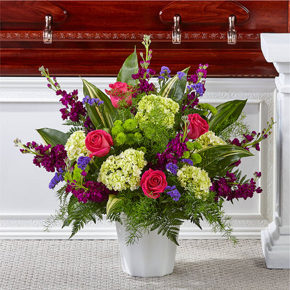 Beautiful Horizons Floor Basket –  New Rochelle Florist, New Rochelle NY