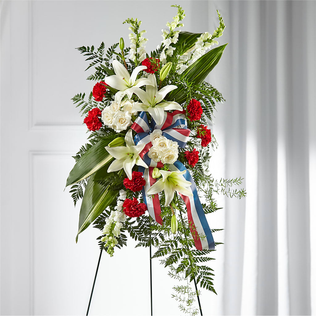 Stars of Life Standing Spray –  New Rochelle Florist, New Rochelle NY