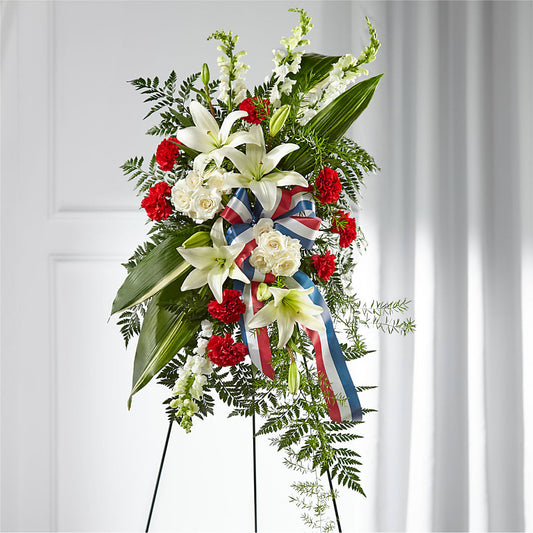 Stars of Life Standing Spray –  New Rochelle Florist, New Rochelle NY