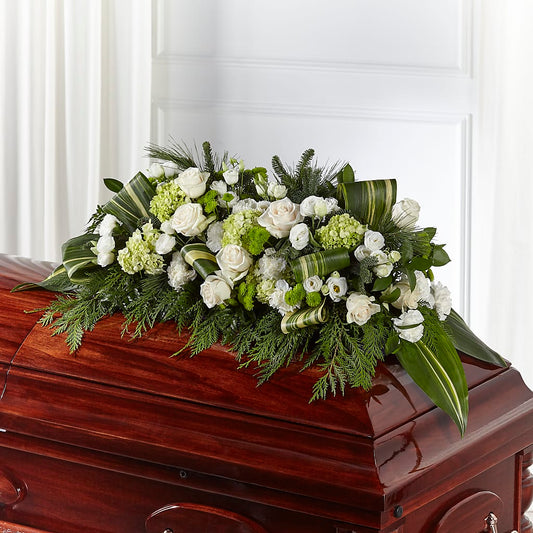 Hopeful Gesture Casket Spray –  New Rochelle Florist, New Rochelle NY