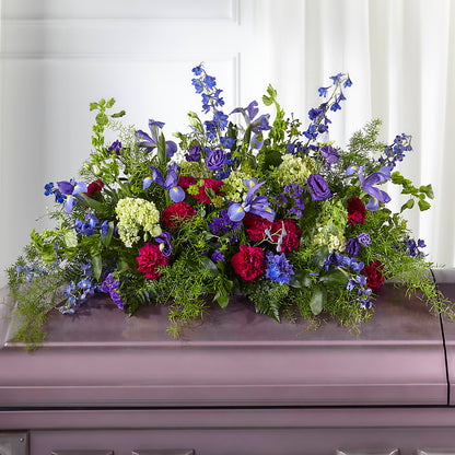 Always Treasured Casket Spray –  New Rochelle Florist, New Rochelle NY