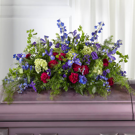 Always Treasured Casket Spray –  New Rochelle Florist, New Rochelle NY