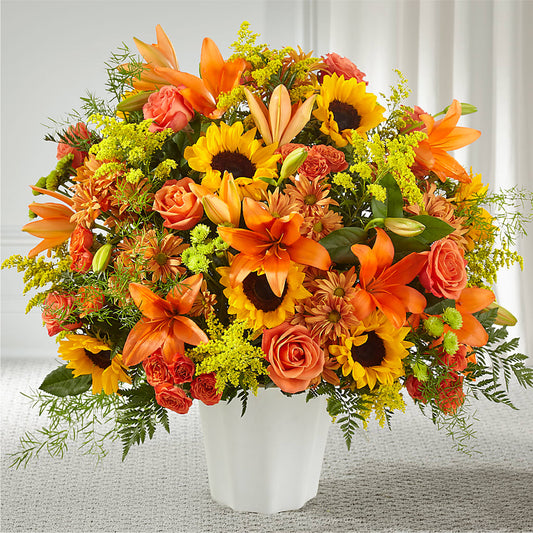 Harvest Thoughts Floor Basket –  New Rochelle Florist, New Rochelle NY