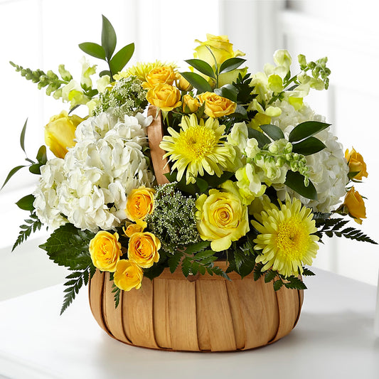 Rustic Remembrance Basket –  New Rochelle Florist, New Rochelle NY
