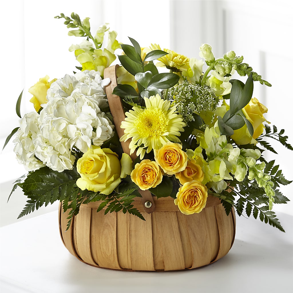 Rustic Remembrance Basket –  New Rochelle Florist, New Rochelle NY