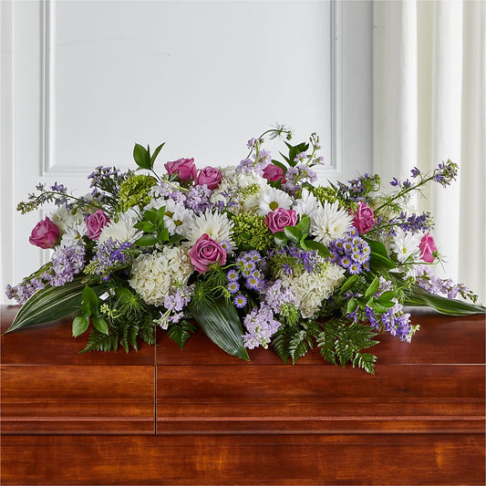 Meadows of Serenity Casket Spray –  New Rochelle Florist, New Rochelle NY