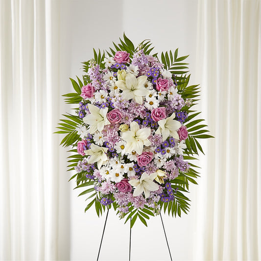 Surrounded by Love Standing Spray –  New Rochelle Florist, New Rochelle NY
